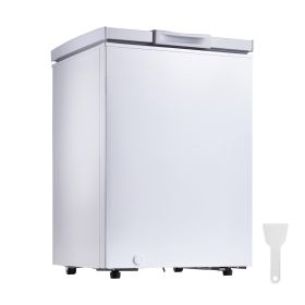 Chest Freezer, 3.3 Cu.ft Compact Deep Freezer