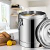 SOGA 12L Stainless Steel Insulated Stock Pot – Hot & Cold Beverage Container for Tea, Coffee, Juice, or Water