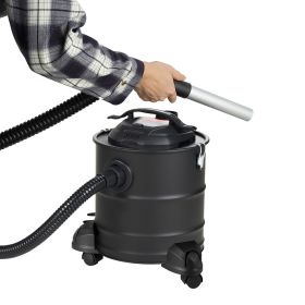 Ash Vacuum Cleaner, 5 Gallon with 1200W Powerful Suction, Fireplace Vacuum with Reverse Suction, 16.4 ft Power Cable, 16 Kpa Max. Vacuum