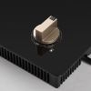 Induction Cooktop, 1800W Electric Countertop Burner, 2 Burner Knob Control Stove, Built-in Induction Cooktop with 12 Temperature Settings