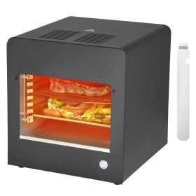 Electric Steak Grill, 1800W Smokeless Infrared Electric Broiler, 1450 Fahrenheit Stainless Steel Steak Cooker with 6-Tier Adjustable Rack