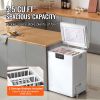 Chest Freezer, 2.22 Cu.ft / 63 L Compact Deep Freezer, Free Standing Top Open Door Chest Freezers with 2 Removable Baskets & Adjustable Thermostat