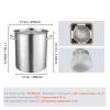 Stainless Steel Stockpot, 42 Quart Large Cooking Pots, Multipurpose Cookware Sauce Pot with Lid & Handle, Heavy Duty Commercial Grade Stock Pot