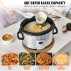 Slow Cooker, 8QT 320W Electric Slow Cooker Pot with 3-Level Heat Settings, Digital Slow Cookers with 20 Hours Max Timer, Locking Lid