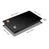 Induction Cooktop, 1800W Electric Countertop Burner, 2 Burner Knob Control Stove, Built-in Induction Cooktop with 12 Temperature Settings