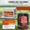 Propane Steak Grill, Portable Infrared Broiler, 1500 Fahrenheit Stainless Steel Barbecue Infrared Grill with 6-Tier Adjustable Rack