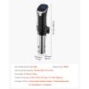 Sous Vide Precision Cooker, 1100W Sous-Vide Cooking Machine, WIFI Immersion Circulator with LED Digital Display, Fast-Heating