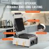 Commercial Panini Grill, 1800W Electric Sandwich Panini Maker, Stainless Steel Sandwich Press Grill