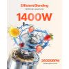 Blender for Smoothies, 68 oz 1400W, Professional Blender with Powerful Motor