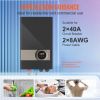 Instant Water Heater, 18kw Electric Tankless Water Boiler, Digital Temperature Display & Easy Installation & 24-Hour Water Supply