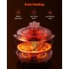 Pizza Oven, 14 in Electric Pizza Maker, 1600W Electric Pizzas Cooker with Cordierite Stone, 5-Mode Temperature Control