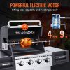 Universal Grill Rotisserie Kit for Grills, Electric BBQ Grill with 110V 9W Motor, Stainless Steel Automatic Grilling Kit