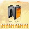 Insulated Beverage Dispenser, 10 Gallon, Food-grade LL9450UP Hot and Cold Beverage Server
