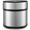 3 Pint Ice Cream Maker with Digital Timer;  Stainless Steel