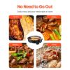 Electric Hot Pot, 1360W 5 L Double-flavor Shabu Shabu Pot, Non-Stick Electric Cooker with Divider, Clear Glass Lid, Temperature control