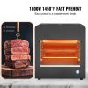 Electric Steak Grill, 1800W Smokeless Infrared Electric Broiler, 1450 Fahrenheit Stainless Steel Steak Cooker with 6-Tier Adjustable Rack