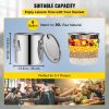 Moonshine Still Stainless Steel Water Alcohol Distiller Copper Tube With Circulating Pump Home Brewing Kit Build-in Thermometer for DIY Whisky Wine Br