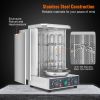 Shawarma Grill Machine, 13lbs Capacity, Chicken Shawarma Cooker Machine with 2 Burners