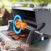Universal Grill Rotisserie Kit for Grills, Electric BBQ Grill with 110V 9W Motor, Stainless Steel Automatic Grilling Kit