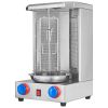Shawarma Grill Machine, 13 lbs Capacity, Chicken Shawarma Cooker Machine with 2 Burners, Gas Vertical Broiler Gyro Rotisserie Oven Doner Kebab Machine