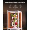 Hydroponic Growing System with Grow Light, 30 Pods Vertical 6 Tiers Hydroponic Tower, Home Hydronic Garden with Water Pump