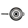 (4 pack)Easy Care Nonstick Cookware, Covered One Egg Wonder Fry Pan, 4.5 inch, Black