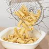 Stainless Steel Folding Strainer Spoon; Screen Frying Tool For French Fries And Chicken