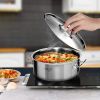 SOGA 23L Top-Grade Thick Stainless Steel Stock Pot 18/10 â€“ Heavy-Duty Cooking Pot for Soup, Stew, Boiling, and Catering