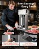 Electric Sausage Stuffer, 22 LBS / 10 L Vertical Meat Stuffer, Stepless Speed Control and Foot Pedal
