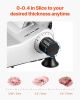 Meat Slicer 180W 10" Electric Deli Food Slicer for Frozen Meat Bread Cheese