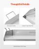 18x16 in Flat Top Griddle Stainless Steel Universal BBQ Grill Pan Cookware