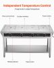 4-Pan Commercial Food Warmer Steam Table with Independent Temperature Control