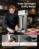 Electric Sausage Stuffer, 33 LBS / 15 L Vertical Meat Stuffer, Stepless Speed Control and Foot Pedal