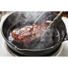 10.5" Round Non-Stick Pre-Seasoned Cast Iron Skillet Black