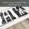 36-Piece Kitchen Gadget & Utensil Set with Drawer Organizer â€“ Black, Cooking & Baking Essentials Kit