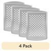(4 pack)13.2" x 9.2" Steel Barbecue Grill Tray For Outdoor Grills