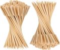 Bamboo Skewers, 200 PCS, 10 Inch, Premium Quality Craft, Paddle Design, Perfect for Cocktail Toothpicks, Kebabs, Grills, BBQ, Sandwiches, Fruits
