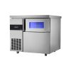 Commercial Ice Maker Machine, 265 lbs/24H Stainless Steel Ice Machine with Worktop, 66 lbs Storage & 126 Cubes/Cycle