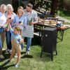 Outdoor Smoker with Double Doors, 2 Detachable Grill Netting Smoking Racks, Charcoal Pan & Water Pan, 4 Air Vents, Thermometer