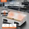 VEVOR Commercial Electric Griddle, 2800W Countertop Flat Top Grill, 122Â°F-572 Â°F Adjustable Temp