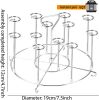 Skewers for Grilling Metal Kabob Skewer Air Fryer Stand Compatible 6QT Air Fryers for Grilling Home Kitchen Kabobs Appetiser, Fruit, Party