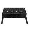 Foldable Smoker Grill Portable Lightweight BBQ Charcoal Grill for Camping Picnics Garden Grilling RV Travel