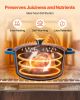 VEVOR Enameled Cast Iron Dutch Oven, 6 Quart Pot with Lid and Dual Handles, Heavy-Duty Durable Cookware Pan, Oven Induction Compatible up to 500 F