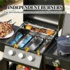 Burner, gas grill, outdoor barbecue grill