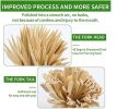 Bamboo Skewers, 200 PCS, 10 Inch, Premium Quality Craft, Paddle Design, Perfect for Cocktail Toothpicks, Kebabs, Grills, BBQ, Sandwiches, Fruits