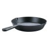 10.5" Round Non-Stick Pre-Seasoned Cast Iron Skillet Black