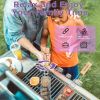 Rolling Grill Basket, Grill Baskets for Outdoor Grill, REMOVABLE HANDLE, Anti-Scorch Stainless Steel BBQ Net Tube for Meat, Shrimp, Vegetables