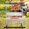 Rotisserie Grill with Windscreen, BBQ Whole Pig Lamb Goat Charcoal Spit Grill, 35 Inch 90 Lbs Capacity