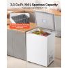 Chest Freezer, 3.3 Cu.ft Compact Deep Freezer