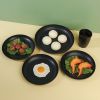 32 Pieces/set of Plastic Tableware, Including Plates, Squares, Bowls, and Cups, Suitable for Families, Camping, Picnics, School Dormitories, Parties